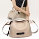 thumbnail image 5 of Bolso de lona color caqui multifuncional, elegante, con correas ajustables y cierre de seguridad para ir de compras y fiestas, 5 of 8