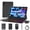 Black, variant on Android 16 Tablet 10 Inch, 20GB RAM+128GB ROM/2TB Expandable, 2.0GHz Octa-core Processor, 1280*800 HD Screen, 5G WiFi6 BT5.0, 2 in 1 Tablets with Keyboard Case Mouse Stylus, Widevine L1 Orange