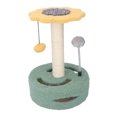 thumbnail image 1 of Matériaux Durables Poteau à Griffer pour Chat, Design Multifonctionnel, Base Renforcée, Sonnette de Réduction de l'Anxiété, Apparence Adorable pour Escalade Saut, 1 of 8