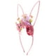 thumbnail image 2 of Diadema con orejas de conejo para niñas, accesorio para el pelo para fiestas de cumpleaños y cosplay., 2 of 7