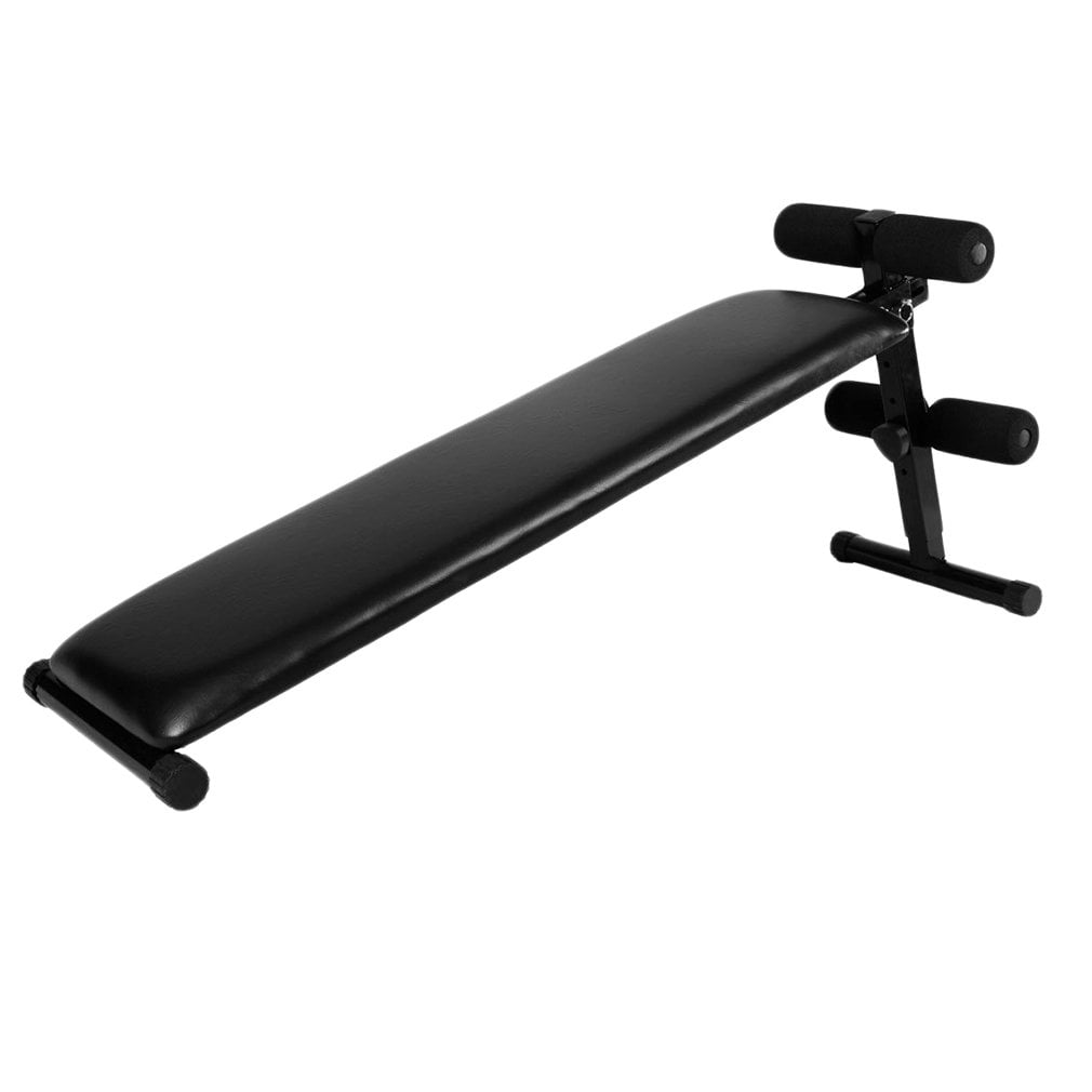 Sit Up Board, Adjustable Decline Sit up Bench Crunch Board Durable Fitness Exercise by willingboy