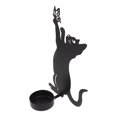 thumbnail image 4 of Decoration Candlestick, Home Decor Candlestick Easy To Use  For Party Cat Serving A Dish,Standing Cat,Cat Catching, 4 of 8