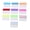 10, variant on 1 Set Indexes Tabs Coloured File Tabs Page Markers Book Tabs School Supplies for Student Teacher