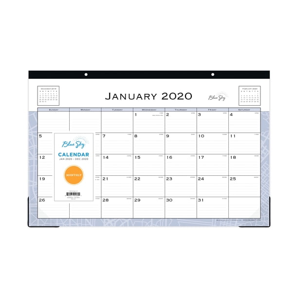 blue-sky-2020-monthly-desk-pad-calendar-ruled-blocks-17-x-11