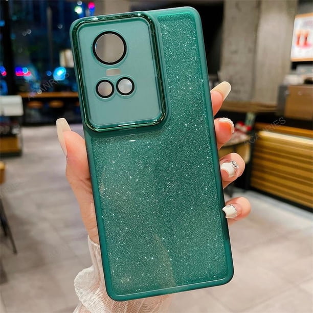Para OPPO Reno 10 Pro + 5G 8Z 8T A98 A57 A77S A78 A58 4G 5G Glitter Funda De Silicona Suave Protector De Vidrio Transparente