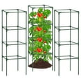 thumbnail image 3 of 1 Set Tomato Cage Height Adjustable Easy to Assemble Vertical Climbing Plants Vegetable Trellis Flowers Plant Support Tomato Support Garden Trellis-B,L, 3 of 8