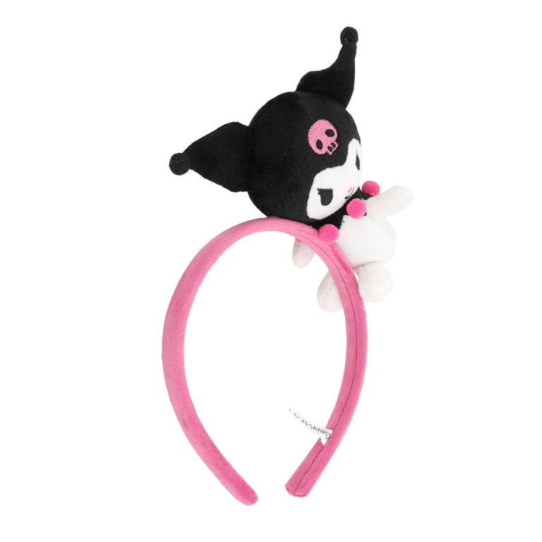 Kuromi Pink Headband With Character Charm & Plush - Walmart.com display picture 1