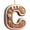B-C, variant on Gingerbread Alphabet Ornaments for Christmas Tree, 2D Acrylic A to Z Letters Pendant,26 Initial Candy Cane Letter Pendant with Berries Pattern,DIY Cartoon Hanging Ornaments for Xmas Party Decor