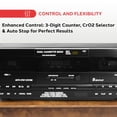 thumbnail image 3 of Reproductor multimedia digital con doble casete Pyle Home 110 V/220 V, 3 of 7