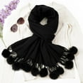 thumbnail image 7 of Lroveb Woolen Scarf for Women Solid Color Imitation Single Hanging Hair Fashion Scarf Versatile Warm Scarves, 7 of 7