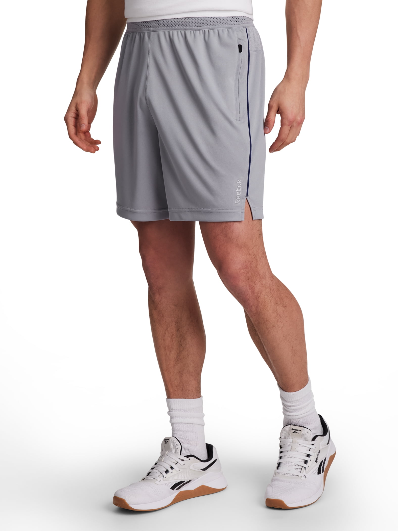 Reebok Men's and Big Men's Defender Knit Short, 7" Inseam, Sizes XS-5XL