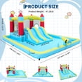 thumbnail image 2 of Memoryfield Inflatable Bounce House for Kids 3-12, 15x11 FT 7-in-1 Wet Dry Water Slide with 450W Blower, Indoor Outdoor Jumping Castle for Backyard Party, 2 of 8