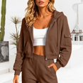 thumbnail image 6 of Certgust Hoodie Womens Zip Up Hoodie Oversized Sweatshirt Long Sleeve Casual Fall Jackets with Pockets Drawstring Hoodie Sweatshirt for Layered Casual Outfits, 6 of 8