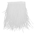thumbnail image 3 of Ostrich Bordure à Franges en Plumes Couture de Costumes Artisanat Déco Couture de Costumes 9-15 cm Blanc, 3 of 9