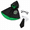 Black+Green-Small, variant on Black+Red Large Pet Wizard Costume Set, Cape Glasses Necktie Outfit for Small Dogs and Cats