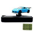 thumbnail image 2 of Mini coche a escala 1/64, accesorio para coche, regalo de cumpleaños, adorno decorativo universal. Azul, 2 of 9