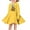 Yellow Sloth Sunflower, variant on DISNIMO Girls Sloth Dress Kids Sunflower Dress for Kids Long Sleeve Dresses 3-4 Girl Midi Dress for Children Skater Dress Long Sleeve Girls Swing Dress Fall Kids Clothes Dress Yellow Girl Dresses