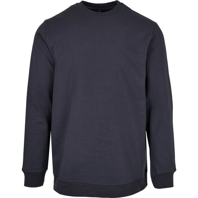 Build Your Brand Chandail en Molleton Basique Col Rond pour Hommes
