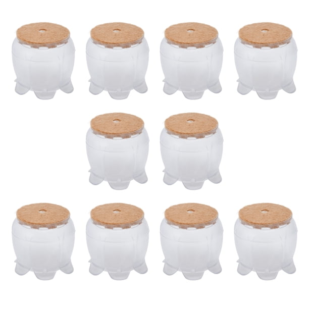 Protector de piso para patas de silla Jadeshay 10 piezas Caucho y fieltro