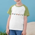 thumbnail image 3 of RXIRUCGD 2025 Vêtements d'Été pour Enfants Tout-Petits Garçons Filles Mode Mignon Col Rond Imprimé Manches Courtes Haut, 3 of 7