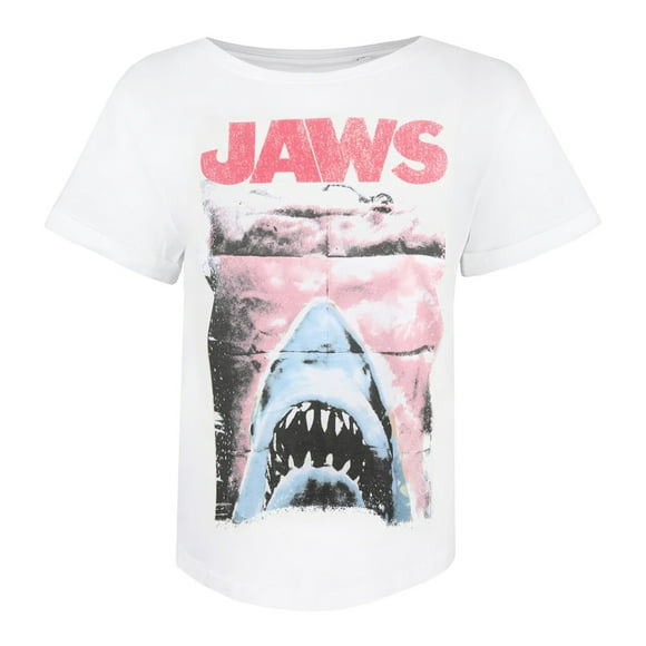 Jaws Womens Poster T-Shirt