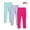Mint Green A, variant on Rvasteizo Girls Leggings 3 Pack Breathable Solid Classic Kids Long Pants for 2-13 Years