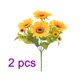 thumbnail image 1 of Ramo de flores de boda artificial Inicio Oficina de Oficina Floral Decoración Ceremonia Paño Seda Paño Falso Flower 2 Piezas Vogacara  HA6646-00B*2, 1 of 6