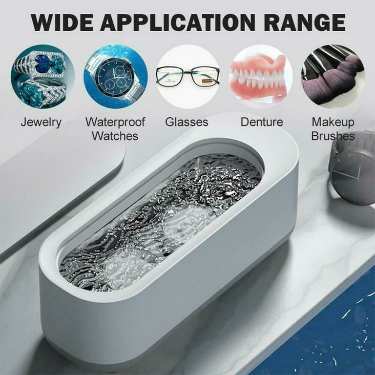 Denture Ultrasonic Cleaning Machine, Intelligent Eyeglasses Jewelry  Ultrasonic Cleaner Dentures Toothbrush Cleaning Machine