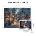 thumbnail image 5 of 500 PCS Christmas Snow Scene in the Small Town - 500 Piece scenery Puzzle,Collectible Puzzle Featuring Christmas,Create a festive atmosphere,Funny Wooden jigsaw puzzles,Every Piece is Unique, 5 of 6