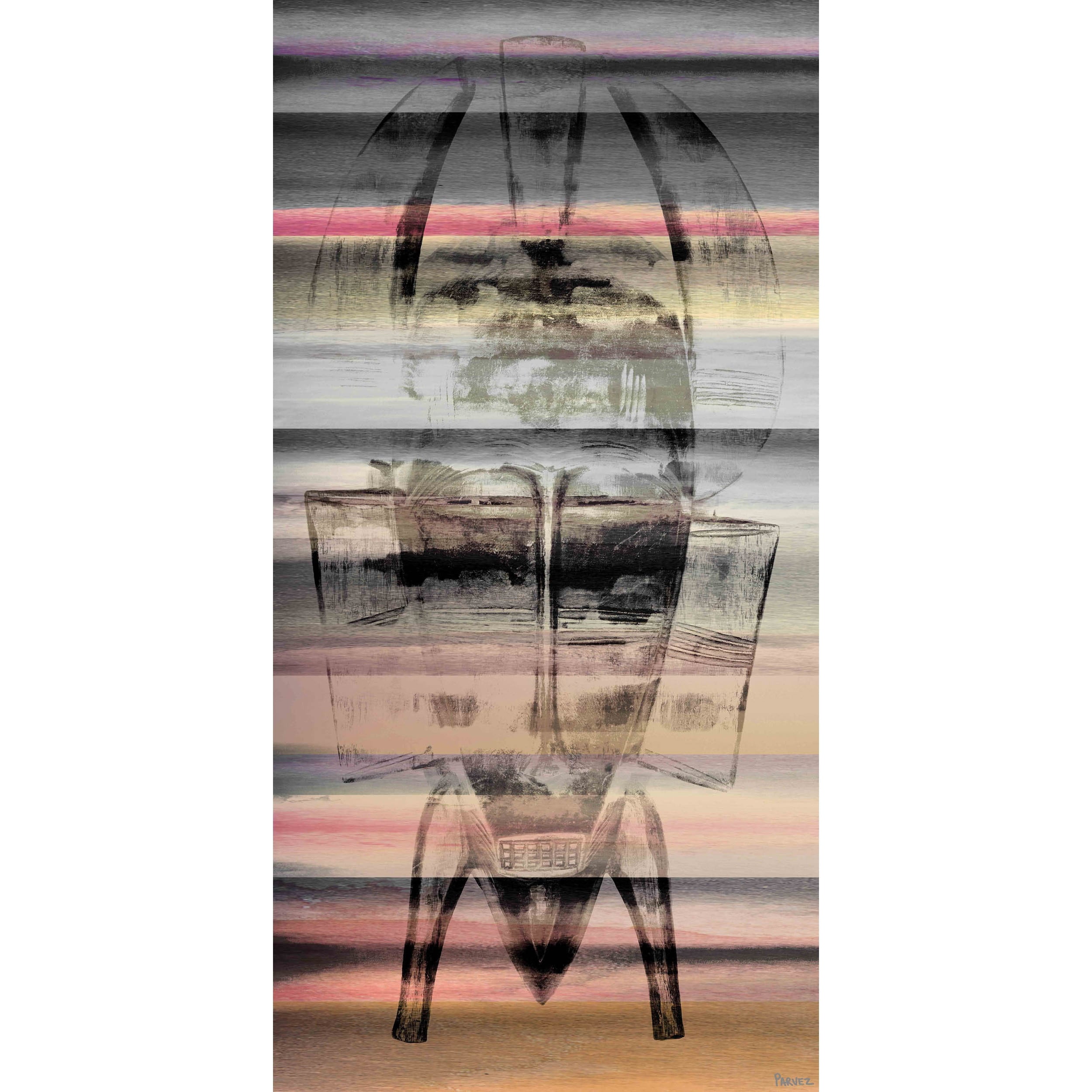 Parvez Taj "Ritual Mask" Print on Canvas