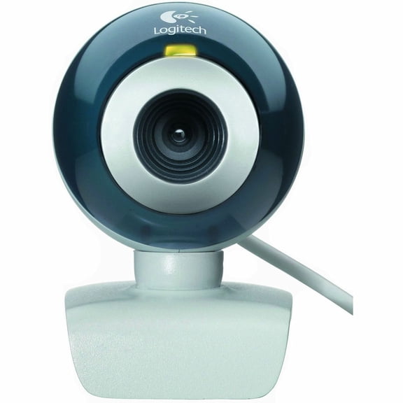 Logitech QuickCam Chat Webcam, White, Blue