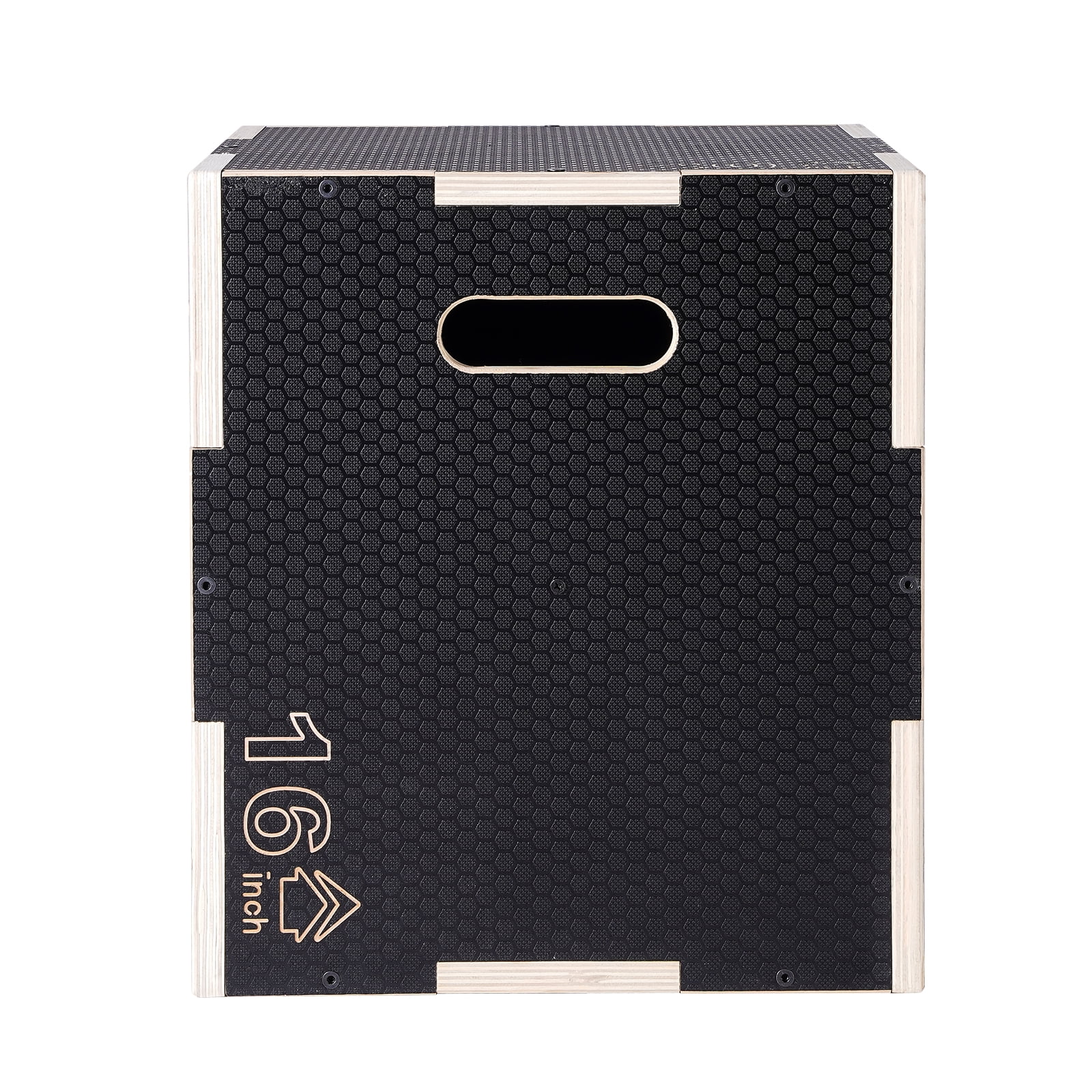 KFFKFF 20/18/16 Inch 3 in 1 Plyometric Jump Box Fitness Exercise Plyo Box Wooden