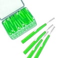 thumbnail image 4 of 60pcs Toothpick Interdental Brushes Tooth Flossing Head Oral Hygiene Brush Optional Sizes, 4 of 8