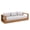 Natural Light Gray, variant on Tahoe Outdoor Patio Acacia Wood Sofa in Natural Light Gray