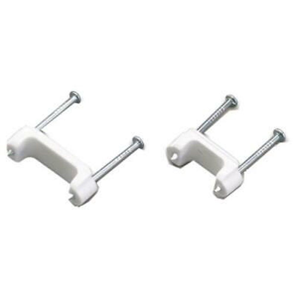 1PK 15 Count 1/2" Plastic Romex Cable Staple For 14/2 Or 12/2 Non