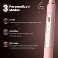 thumbnail image 5 of Sejoy Rechargeable Toothbrush Electric with 7 Tooth Heads,for Adults and Kids,Power Sonic Tooth Brush Soft Cleaning,3 Modes ,Smart Timer for Home Travel,Gift,Pink, 5 of 12