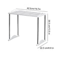 thumbnail image 3 of Mlkoz Closet Organizers and Storage, Stacked Multi-layer Storage Rack Plastic Storage Rack Corner Rack Office Desktop Layered Sorting Rack Wardrobe Compartment Storage Rack, Mom Gifts, 3 of 6