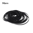 thumbnail image 1 of 50 Pack Replacement Turntable Belt Rubber Flat Drive Belt For Record Player Walkman Dvd Cd-rom Repeater 3mm Wide Belt, 1 of 4