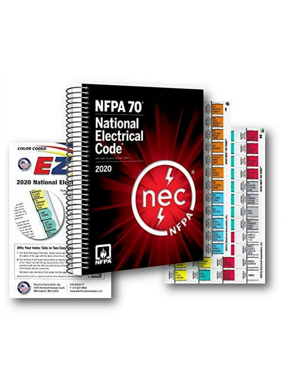 National Electrical Code 2020, Spiral Bound Version + EZ TABS FREE 4-5 DAYS FEDEX DELIVERY