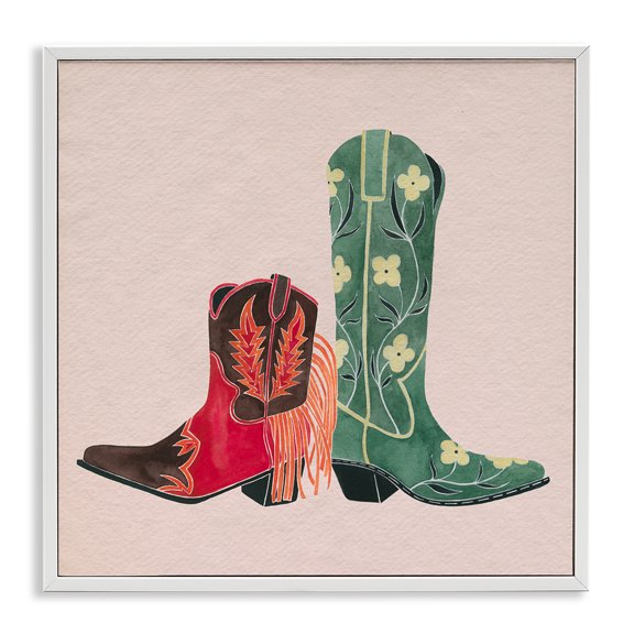 Stupell Industries Farmhouse White Framed Giclee Art, 12 x 12, by Grace Popp