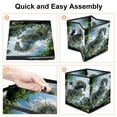 thumbnail image 4 of Divine Horse Foldable Clothes Storage Containers with Handle, 10.8"x10.5"x10.6", Large Capacity - Storage Cubes and Bins, 4 of 6