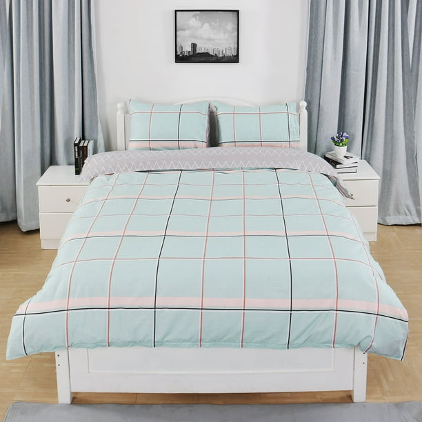 Cotton Duvet Covers 3 Piece Bedding Sets Pillowcase Ultra ...