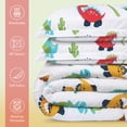 thumbnail image 2 of Juego de edredón Utopia Bedding para todas las estaciones con diseño de dinosaurio, doble, 3 piezas, 2 of 8