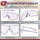 thumbnail image 5 of 1 juego de gafas de motocicleta triacetato de celulosa PC UV400 gafas de sol para deportes al aire libre motocross bicicleta de tierra lente púrpura claro marco blanco púrpura, 5 of 6