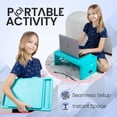 thumbnail image 3 of Escritorio portátil plegable Loddie Doddie con bolsillo de almacenamiento para niños, 3 of 7