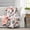 Coral_Gray, variant on Lush Decor Leah Floral Reversible Throw, 60x50, Gray/Purple, Single