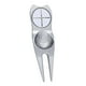 thumbnail image 1 of Herramienta de golf, marcador de pelota de golf, soporte de palo de oro, horquilla de aleación multifunción, antideslizante, suministros Sharpla horquilla de reparación de chuletas de golf, 1 of 5