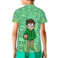 thumbnail image 2 of Eddsworld Kids T-Shirt 3d Printed Graphic T-Shirts Boys And Girls Short Sleeve Shirts For Youth Kids X-Small, 2 of 8