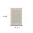 thumbnail image 4 of HomeRoots 5' x 7' Gray and Ivory Stain Resistant Indoor Outdoor Area Rug, 4 of 10