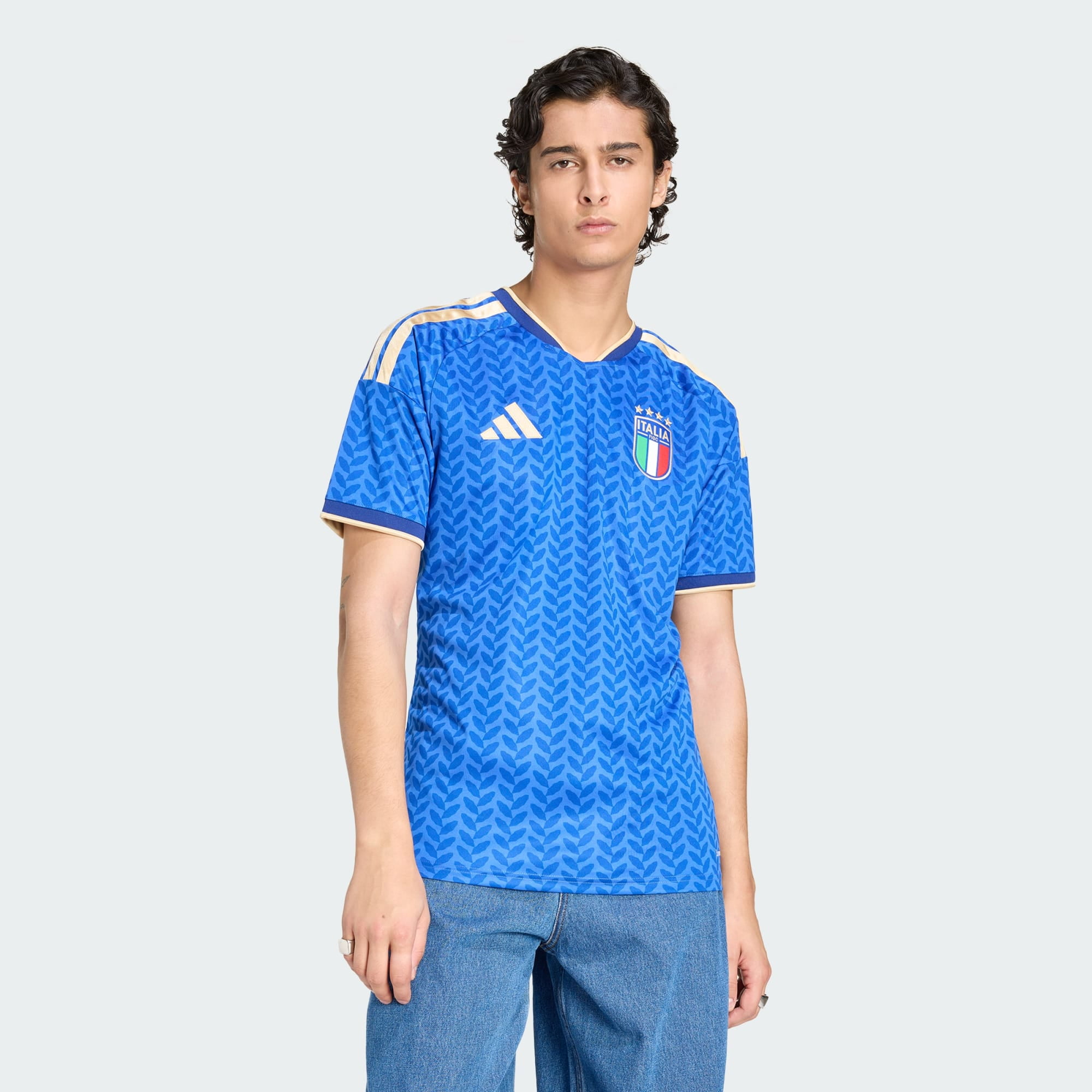 adidas Italy Home Men's Stadium Soccer Jersey 26/27